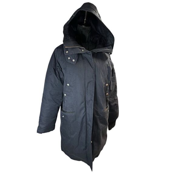 Rag & Bone Down Woman Black Oversized Jacket Parka Medium - Picture 4 of 16